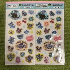 セリア エンジェルブルー エポキシシール　ラメシール　シール帳　推し活