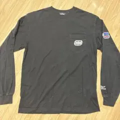 XLARGE 長袖 ポケットTシャツ バックプリント入りブラックM 状態良
