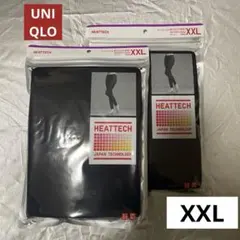 (1)UNIQLOヒートテックレギンス(10分丈)ブラックXXL２枚セット