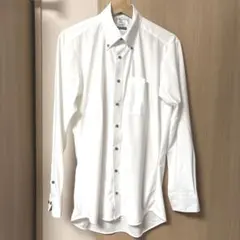 ORIHICA ホワイト 長袖ワイシャツ M