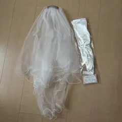 結婚式　ヴェール　グローブ　セット