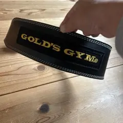 GOLD'S GYM パワーベルト Lサイズ ブラック　超美品のサムネイル