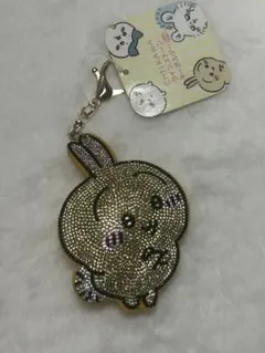 ちいかわ ラインストーン キーホルダー うさぎ プライズ