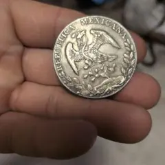 メキシコ 8レアル 銀貨 1877年 フリジア帽 - メルカリ