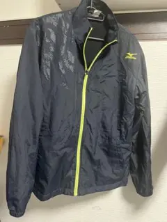 Mizuno ウィンドブレーカー L ネイビー/イエロー