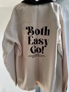 【バックプリント】BACK NUMBER オープンカラーシャツ 刺繍 Lサイズ