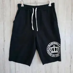 BABYDOLL　ベビードール　ショートパンツ　ウエストゴム　黒　S　半ズボン