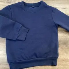 裏起毛トレーナー100サイズ紺色