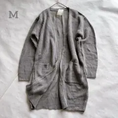 MOUTH VALLEYロングカーディガン 長袖 アクリル ポケット付き M