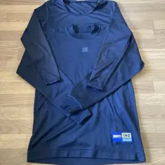 ブラック ゼット長袖アンダーシャツ サイズ140 2枚