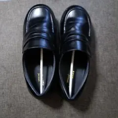 フォーマルシューズ 黒 ローファー 25.0