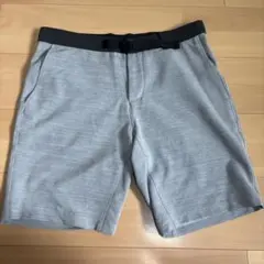 Nike ゴルフ ショートパンツ グレー ウエストベルト付き L ドライフィット