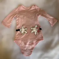 ミニーマウスロンパース 70サイズ ピンク