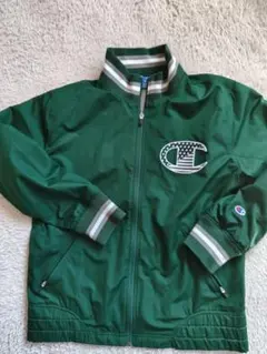Champion ナイロンジャケット 緑色