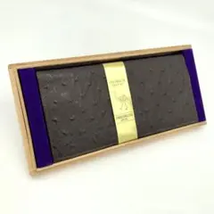 ✨未使用級✨オーストリッチ 長財布 二つ折り 札入れ 箱付