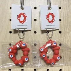 【未使用タグ付】大阪万博 ミャクミャク PVCマスコット ボールチェーン 2個