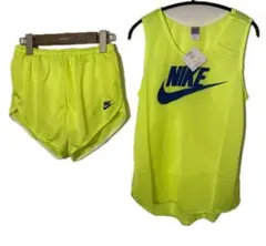未使用　タグ付　90s ヴィンテージ　NIKE ナイキ　セットアップ　蛍光