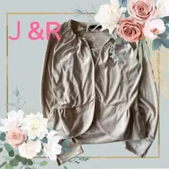 J&R アイボリー ベロア　ボレロ風アンサンブル　上品　y2kのサムネイル