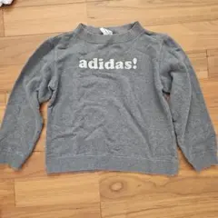 adidas グレー トレーナー UK 10　Mサイズ