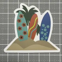【MMM-28】防水ステッカー ハワイ Hawaii アメリカ 旅行 サーフィン