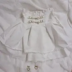 LIZLISA 2連リボンベルトスカパン