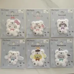 セリア　サンリオワッペン　コンプ　６種セット