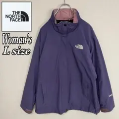 ノースフェイス GORE-TEX ナイロンジャケット 海外限定 パープル L