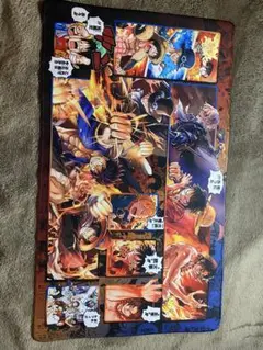 ワンピース　プレイマット　エース　ルフィ　サボ