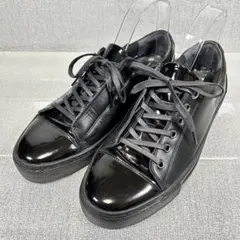 【未使用級】LANVIN en Bleu レザースニーカー196023黒Sサイズのサムネイル