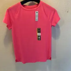 ピンク ラグラン袖 Tシャツ