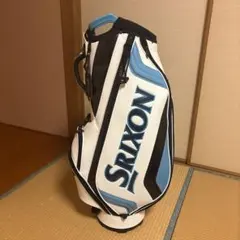 SRIXON キャディバッグ ホワイト/ブルー　フード付き