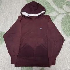 [珍品] 90s Champion 後付けフーディ バーガンディ