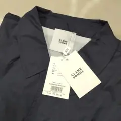 ✡️新品CLANE HOMME ネイビー ナイロンコーチジャケットM～L
