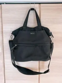 agnès b. ブラック2wayトートバッグ