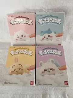BANDAI もっちりころりん 4個セット ちいハチうさもも