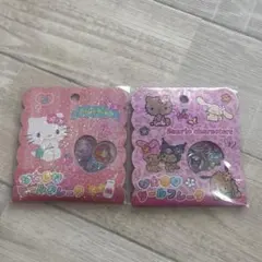 サンリオ　おはじきシールフレーク　キティーちゃん　日焼けサンリオキャラクターズ
