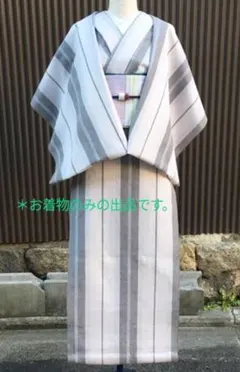 遠州木綿 刺し子縞着物 グラデーション刺し子 美しく粋な単衣 小紋 ストライプ