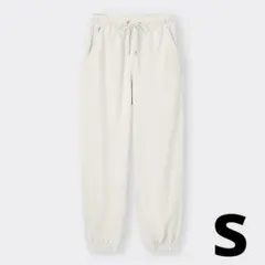 GU スウェットジョガーパンツ オフホワイト 標準サイズ