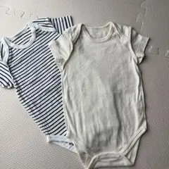 ベビー 半袖ボディスーツ 2枚セット