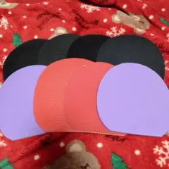 卓球ラバー 中古 ランダム8枚 赤２枚 黒4枚 紫２枚 バラ売り不可