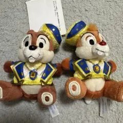 チップ＆デール ディズニー100周年記念グッズ ぬいぐるみ二体セット