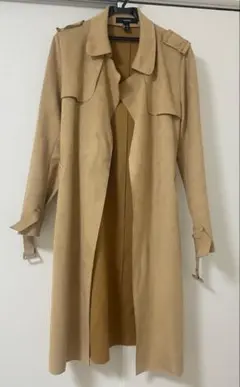 ベージュ トレンチコート ウエストベルト付き