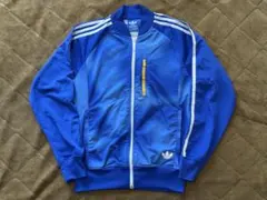 adidas アディダス トラックジャケット ジャージ ブルー トレフォイル