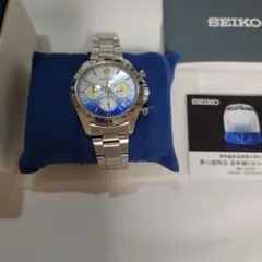 JR東海 SEIKO 男性用 新幹線車掌腕時計、鉄道時計 ルミブライト 7N35