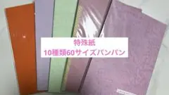【最終価格】　特殊紙　10種類　600枚越