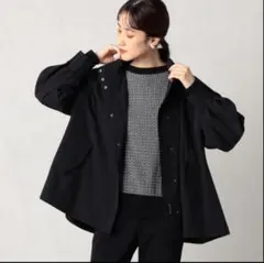 新品★コムサマチュア★Comme ca Matureネイビー フード付きパーカー