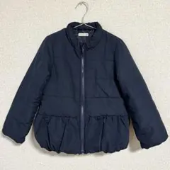 branshes 中綿ジャンパー 140cm ネイビー フリル　新品