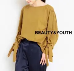 ビューティアンドユース　ボリューム袖ベルトブラウス　ユナイテッドアローズ