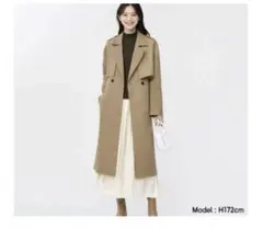 ジーユー　2wayトレンチコート　336333