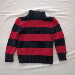 【美品】Ralph Lauren ニットブルゾン　110